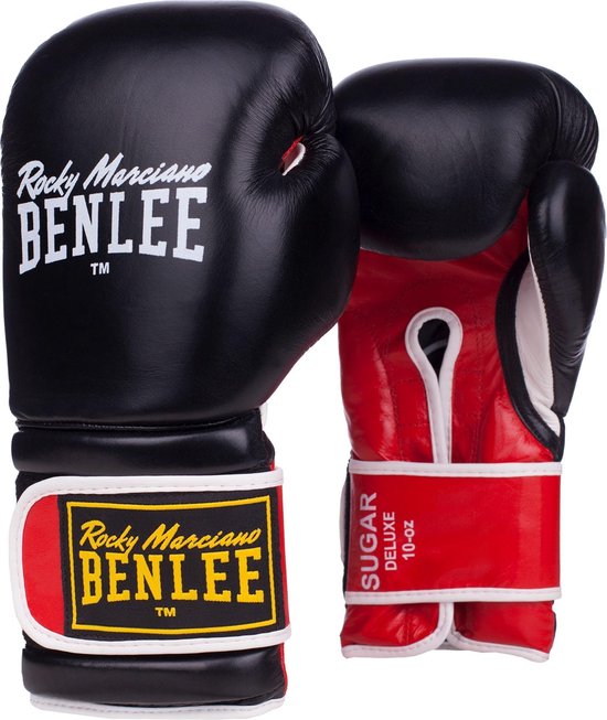 Benlee Sugar Deluxe Vechtsporthandschoenen Volwassenen - zwart/wit/geel/rood
