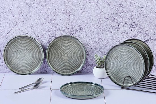 bord ZEN Ø17cm - 6 stuks - Naturel