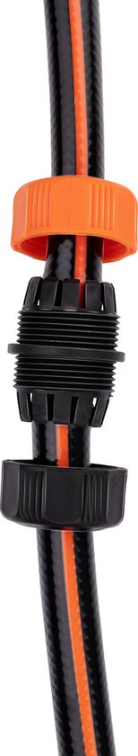 BLACK+DECKER Slangverbinder 1/2" - 13 ⌀ MM - Tuinslangkoppeling - Zwart/Oranje