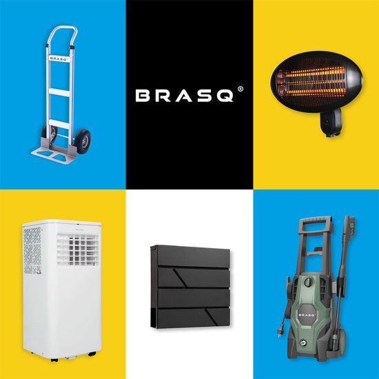 BRASQ Bolderkar Opvouwbaar - 100 Liter - 80 KG Draagkracht - Draaibare wielen mét rem - 90x51x100 CM - Verstelbare hendel - Inklapbare Bolderwagen - Compact – Rood