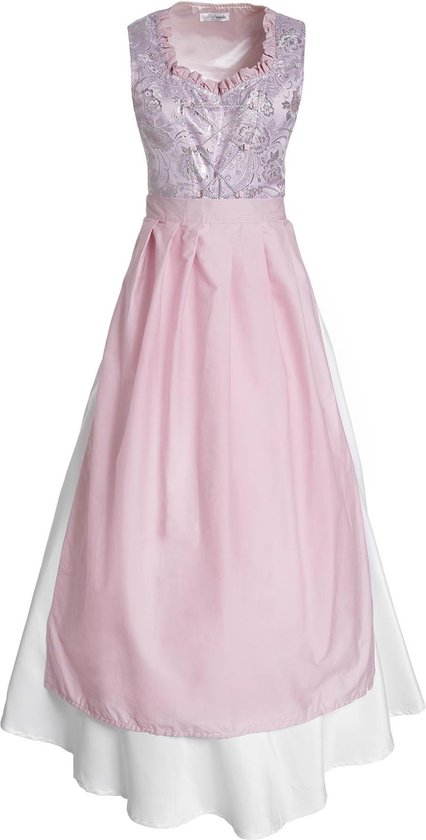 dressforfun - Maxi-Dirndl Neuschwanstein model 2 XL - verkleedkleding kostuum halloween verkleden feestkleding carnavalskleding carnaval feestkledij partykleding - 304648