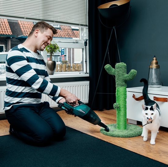 VONROC Krachtige accu steelstofzuiger / stofzuiger – VPower 20V – Zonder accu & lader – 0.5L opvangbak - Incl. 3 mondstukken