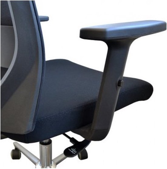 BRASQ OC400 Ergonomische Bureaustoel Zwart met Hoofdsteun - Bureaustoelen - Bureaustoelen voor Volwassenen - Gaming stoel 50 x 49 x 118 cm