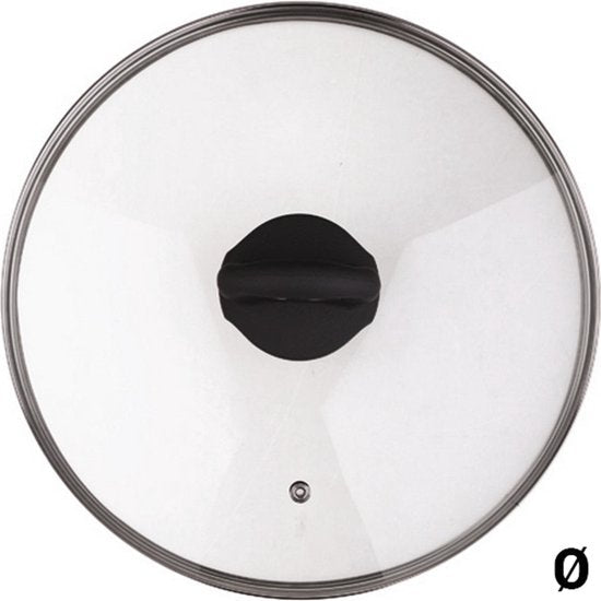 Bergner Glazen deksel 16cm