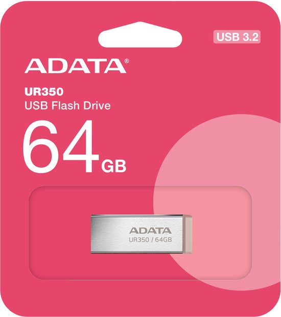 ADATA UR350 USB flash drive 64 GB USB Type-A 3.2 Gen 1 (3.1 Gen 1) Bruin