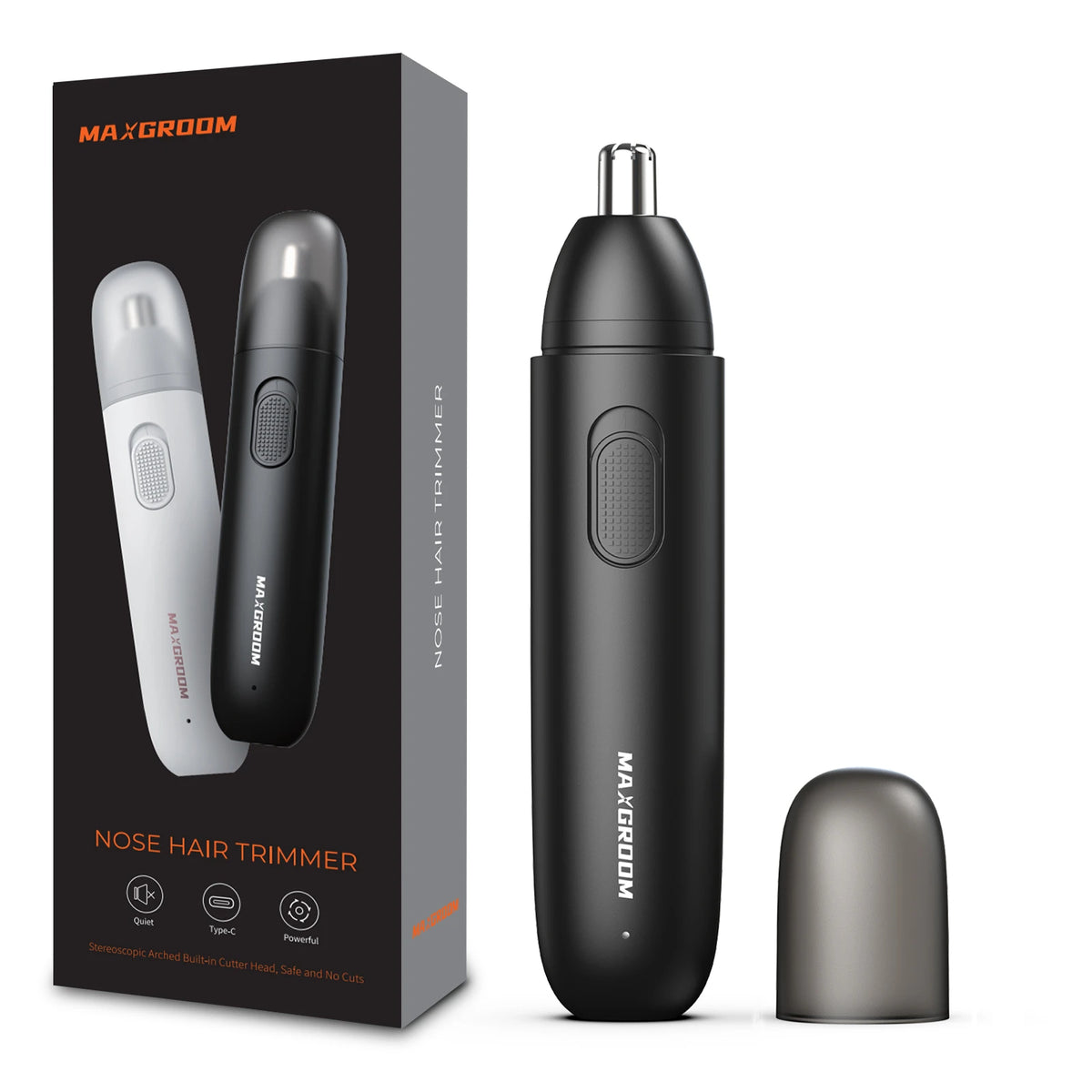 MAXGROOM oplaadbare neus- en oorhaartrimmer