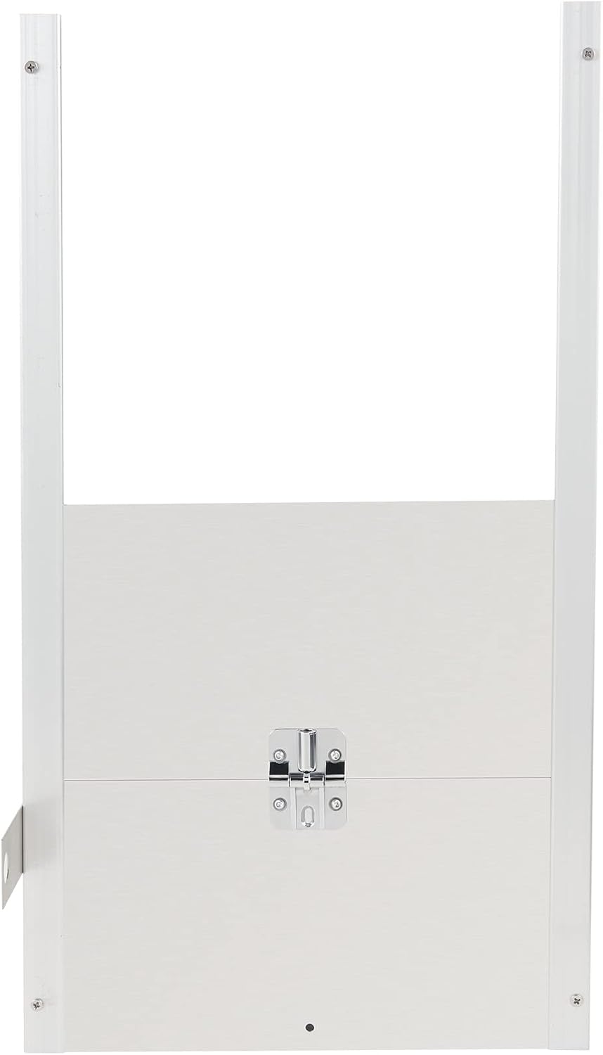 CO-Z Automatische Kippenluik met Tijdklok - Zilver - 60 x 30 cm - Infraroodsensor - Afstandsbediening tot 40 m - IP44 - Aluminium