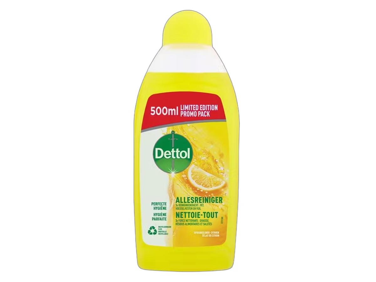 Dettol Allesreiniger Citrus - Krachtige Vetverwijdering - Frisse Citrusgeur - 12 x 500 ml