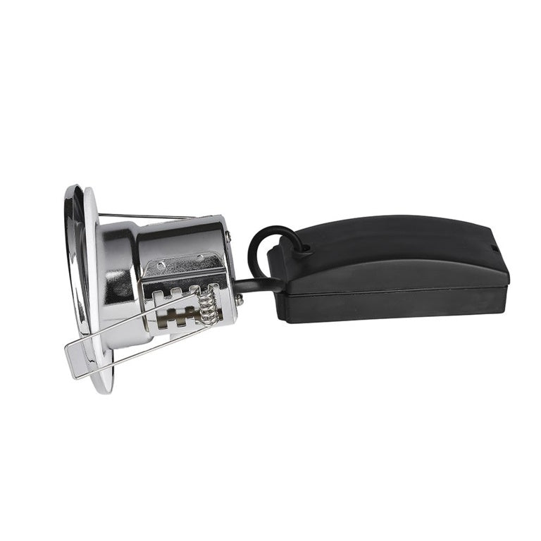 VT-885 5W SPOTLIGHT FIRERATED FITTING WITH SAMSUNG CHIP 3000K CHROME
