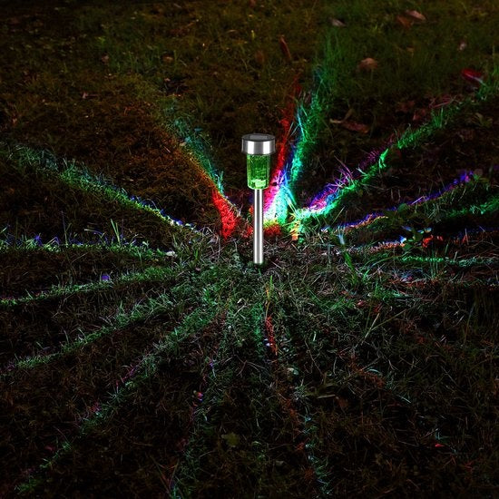 Tuinverlichting LED – 16 stuks Waterdicht – Rood Groen Blauw
