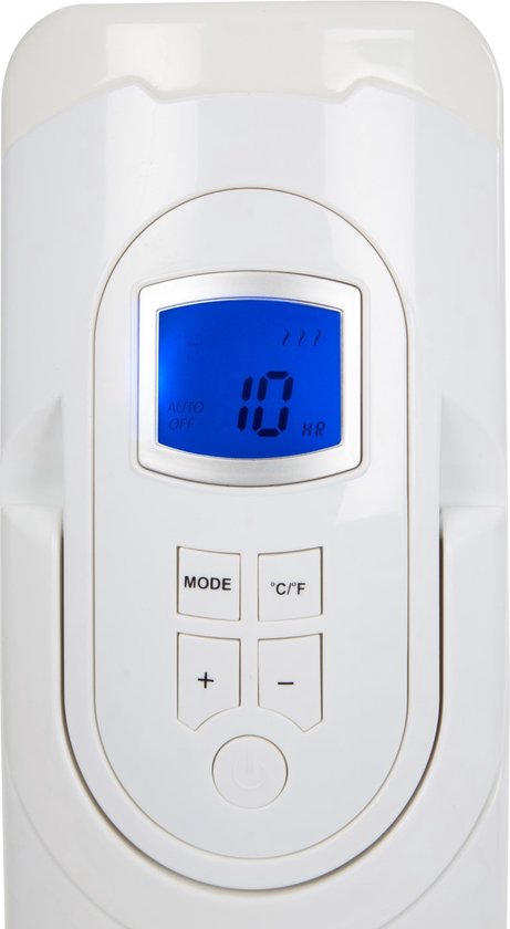 Perel Olieradiator, 11 ribben, drie warmtestanden, lcd-display, timer, 2500 W