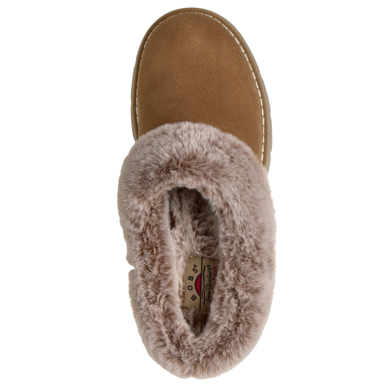 BOBS from Skechers Keepsakes Lite – Cozy Blend Damespantoffel met Memory Foam – Kastanje – Maat 40