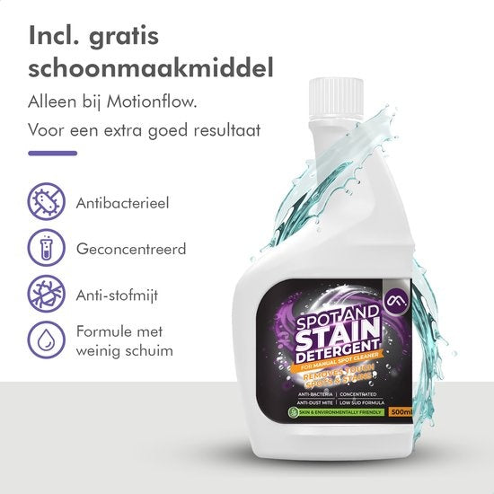 Motionflow reinigingsvloeistof 500ml - Geschikt voor tapijtreinigers en vlekkenreinigers