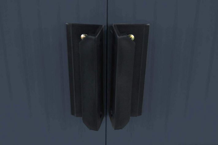Tuinhuisje metalen fundering - Donkergrijs - 213 x 127 x 185 cm