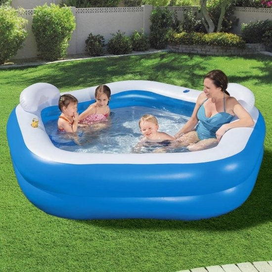 Bestway - Vijfhoekig Familiezwembad - 213x207x69 cm
