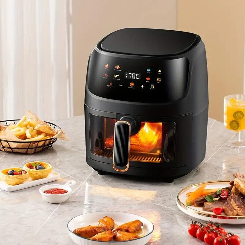 Airfryer XXL - Heteluchtfriteuse - 6L - 240W - 280 x 26 x 32 cm - Zwart