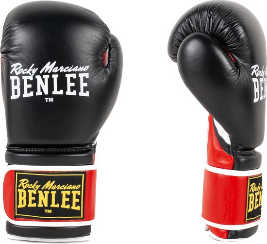 Benlee Sugar Deluxe Vechtsporthandschoenen Volwassenen - zwart/wit/geel/rood