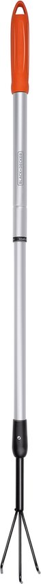 BLACK+DECKER Cultivator - Telescopische Steel 77 - 112 CM - 3 Tanden - Aluminium/ Koolstofstaal