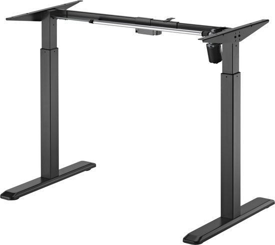 VDD Gaming - Bureau - Bureau Zit Sta Frame - Bureau Frame - Elektrisch Hoogte Verstelbaar - Bureaublad - Zwart - 85kg Draagkracht - 100 x 160 cm
