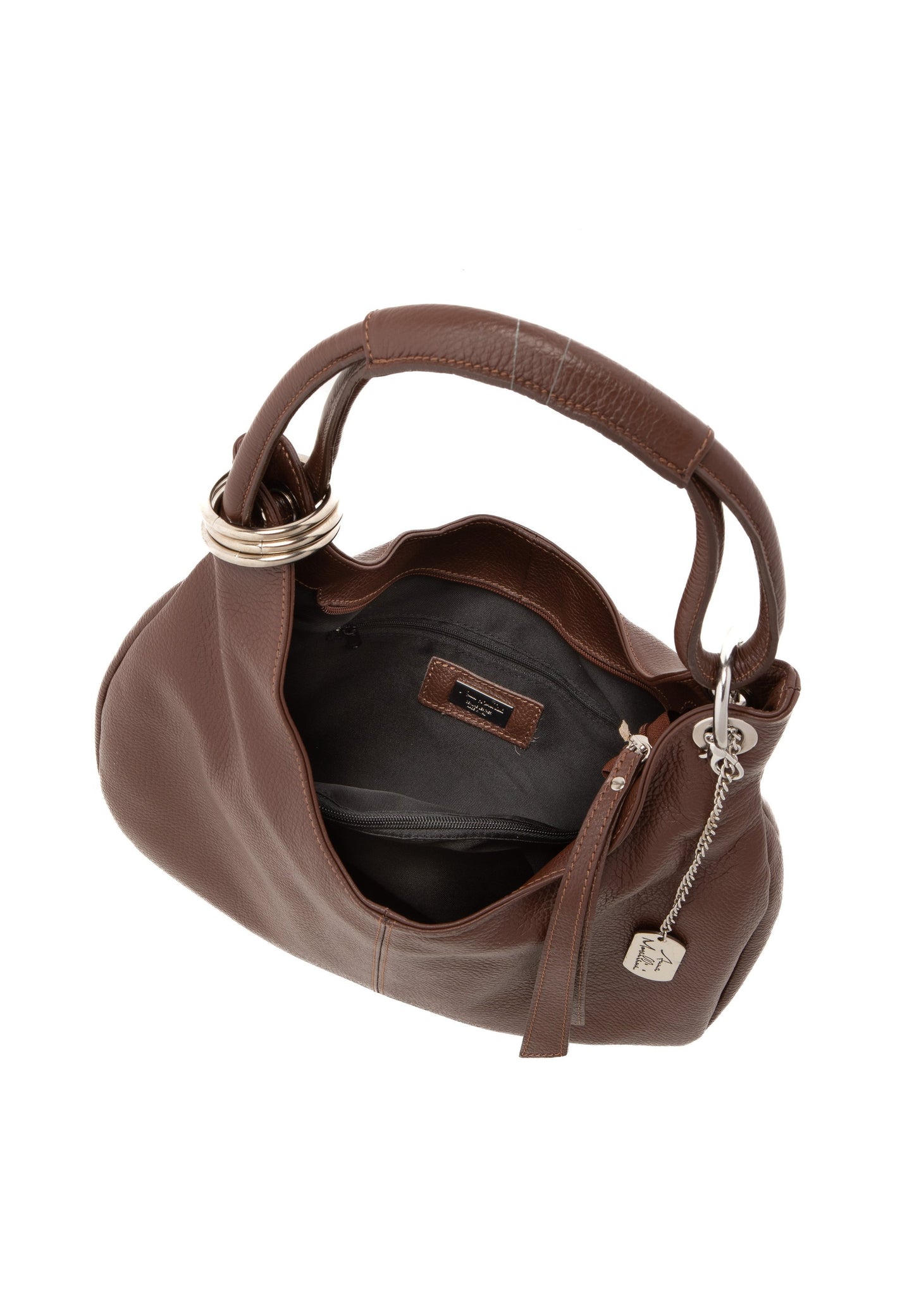 Anna Morellini ALBA Italiaanse Leren Shopper – Bruin – 38x34x10 cm