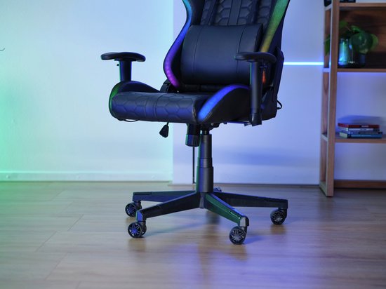 GXT 716 Rizza Gamingstoel met RGB-Verlichting - 68 x 53 x 135 cm