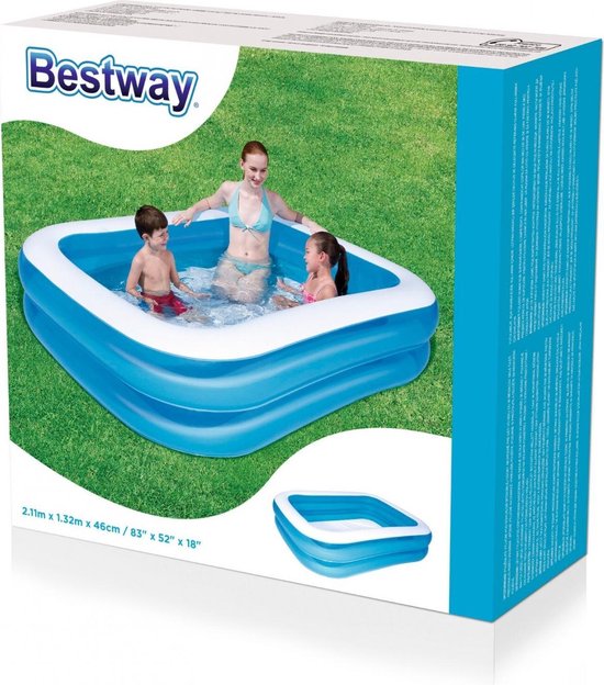 Bestway - Opblaasbaar Zwembad - 262x175x51 cm - 778L
