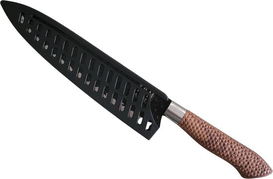 T&M Knives Japans Keukenmes Woods 32cm - Lichtgewicht Japans Koksmes Gehamerd Staal - Inclusief Cadeaubox