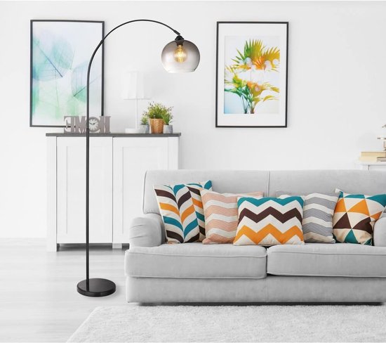 Vloerlamp MARCO Metaal 158.0cm Matt zwart | Roest E27 1-Lichts