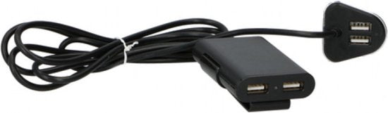 All Ride USB Oplader voor Auto - Autolader - 12/ 24 Volt - Splitter voor Sigarettenaansteker