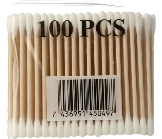 Wattenstaafjes Hout - 100 st