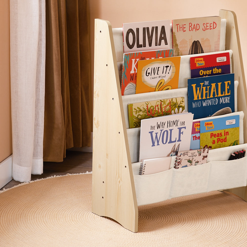SoBuy KMB50-N Kinderboekenkast – Compact en Stijlvol Opbergen voor de Kinderkamer