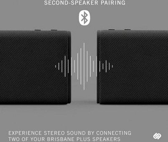 Bigben Connected URBBRISBANENOIR Draagbare & feestluidspreker Draadloze stereoluidspreker Zwart 16 W