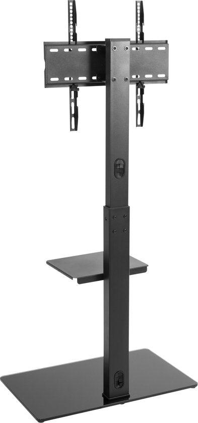 TV standaard - tv monitor statief beurs - draaibaar - hoogte verstelbaar 134 cm tot 146 cm