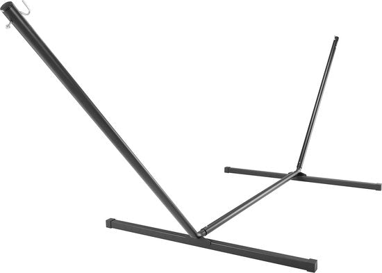 Juskys Hangmat Cata - Antraciet - Incl. Onderstel & Kussen