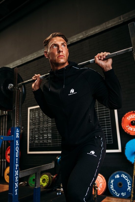 Gorilla Wear Harvey Trainingsbroek - Zwart - 4XL