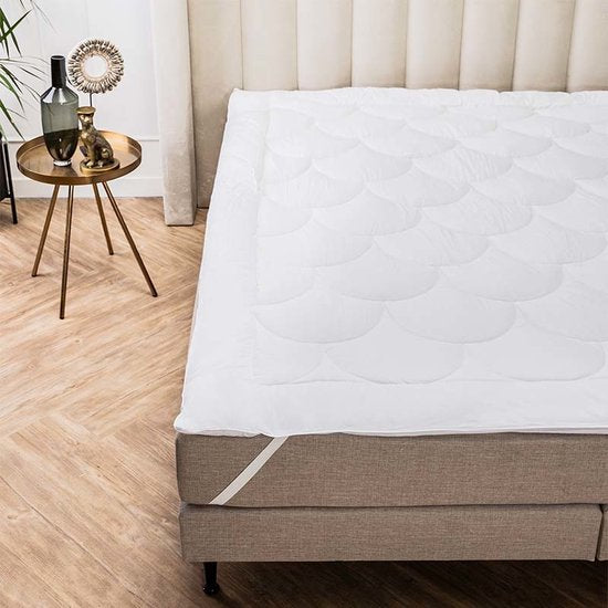 Swiss Nights Verkoelend Tencel Oplegmatras - 160x200 - Wit