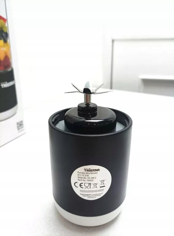 Tristar PD-4981Z Mini Blender – Draagbaar – Compact – Voor Onderweg