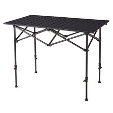 Campingtafel Inklapbaar X51000040 - Metaal/Kunststof - 95x55 cm - Zwart