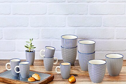 Bjorn Servies Pattern Blue 42 delig