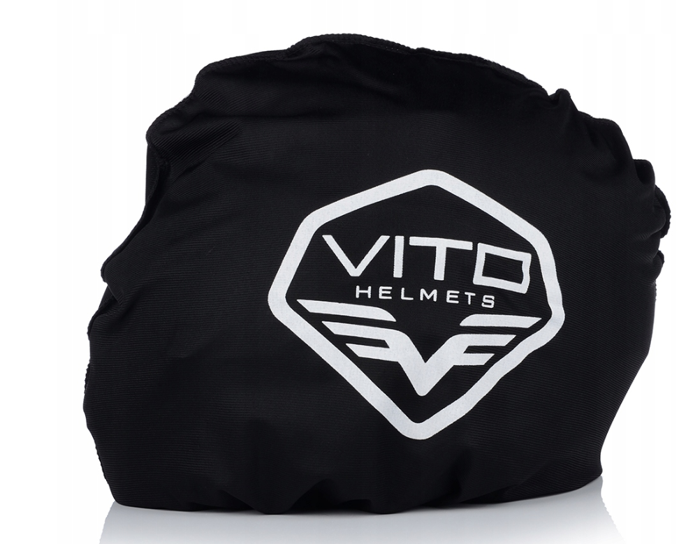 Vito Motorhelm Bruzano - Open Face Jethelm met Zonnevizier - Maat M (57-58 cm) - Mat Zwart