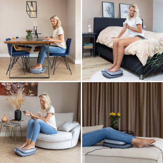 Lifeproducts Voetmassage Apparaat - Massage Apparaat met Trilfunctie - Trilplaat - Bloedcirculatie Massageapparaat - Voetmassageapparaat - Massageapparaten met Verwarming