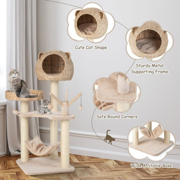 Coast Krabpaal - Kattenpaal - Kattenmand - 121cm Hoog