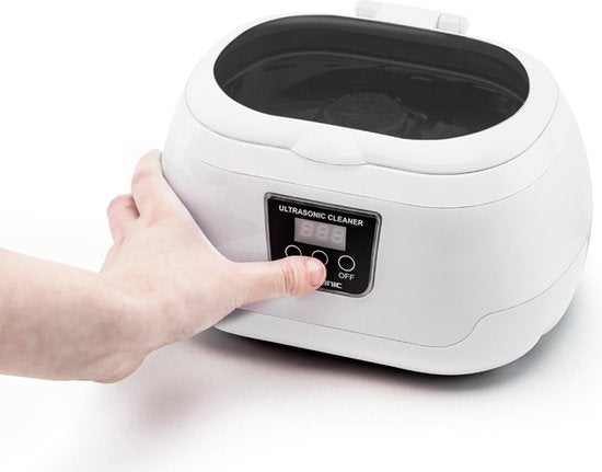 Vlectro Ultrasoon Reiniger - 600 ml - Compact - USB-oplaadbaar - 43 kHz