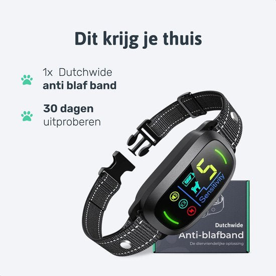 Dutchwide Anti-blafband Pro – 100% Waterdicht – Zonder Schokken – Oplaadbaar