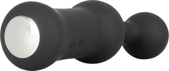 Black Velvets Prostaat Vibrator met Dubbele Motoren - Met balvormige Top - 10 Vibratiestanden en Oplaadbaar - 19 cm
