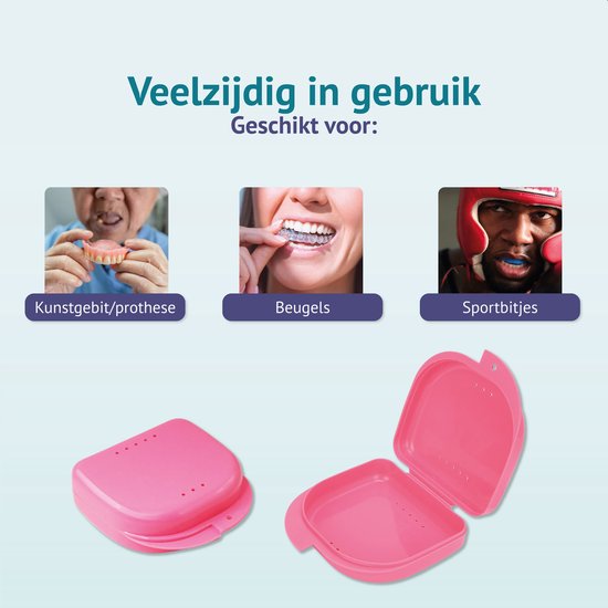 Alyze Gebits- en beugelbakje - roze