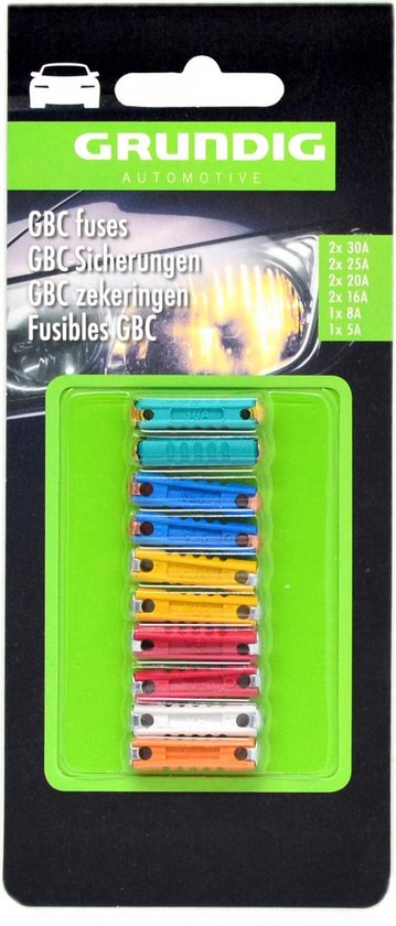 Autozekeringen - GBC - 10 Stuks - Grundig