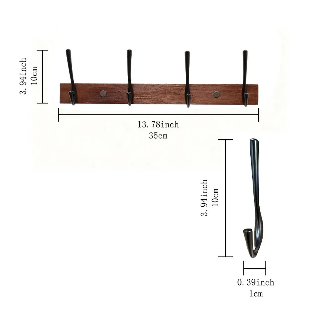 Ju7cer Keuken- en Badkameropbergrek voor aan de Muur - 43 cm
