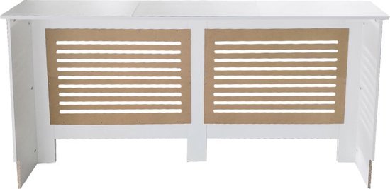 Radiatorombouw - verwarmingsombouw - radiatoromkasting - 172 cm x 82 cm - wit