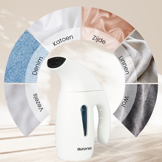 Auronic Kledingstomer - Stoomapparaat - Handstomer voor Kleding en Meubilair - 180ml - Steamer - Wit